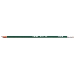 Ołówek drewniany STABILO Othello 2B z gumką